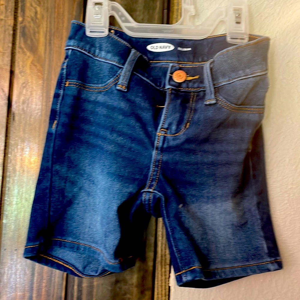 Old navy girls jean shorts sz 6